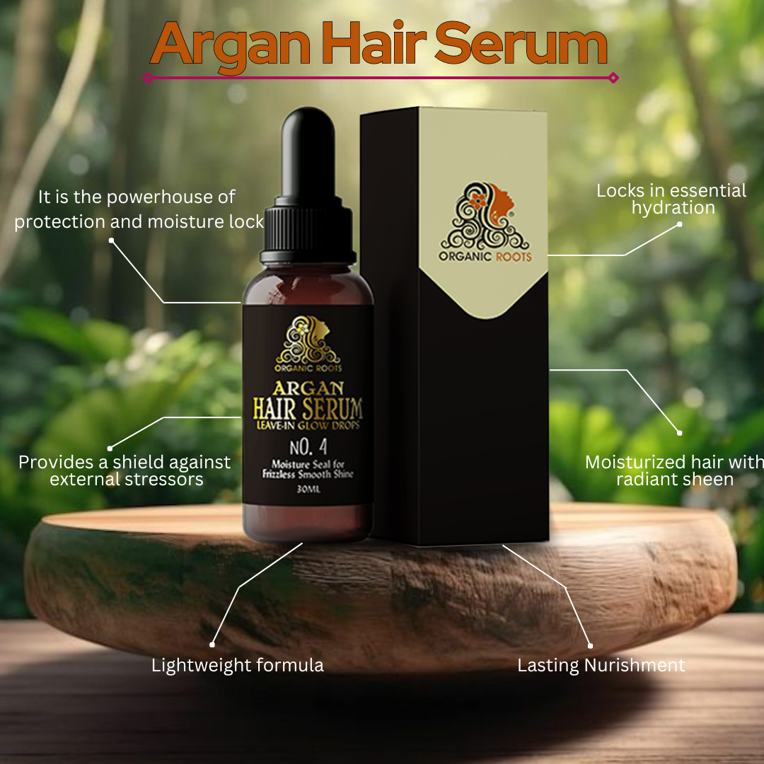Argan Hair Serum- Leave-in ~ Anti Hair Breakage