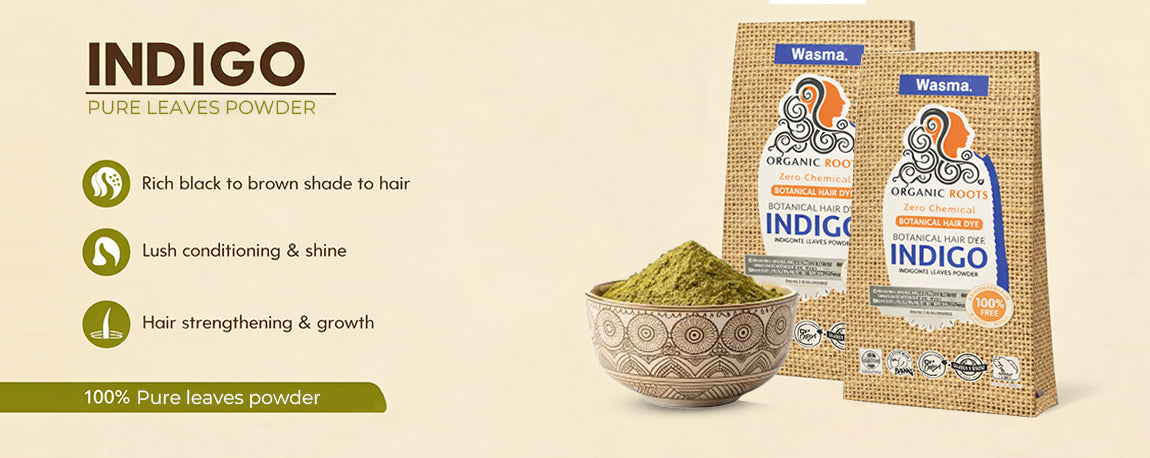 Pure Indigo Powder for Healthy, Vibrant Hair