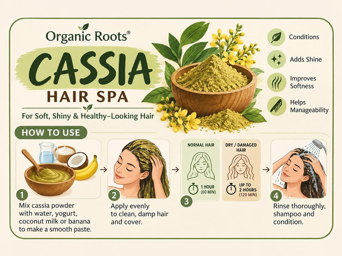 Cassia Obovata leaf Powder | 100g | Hair Gloss Mask