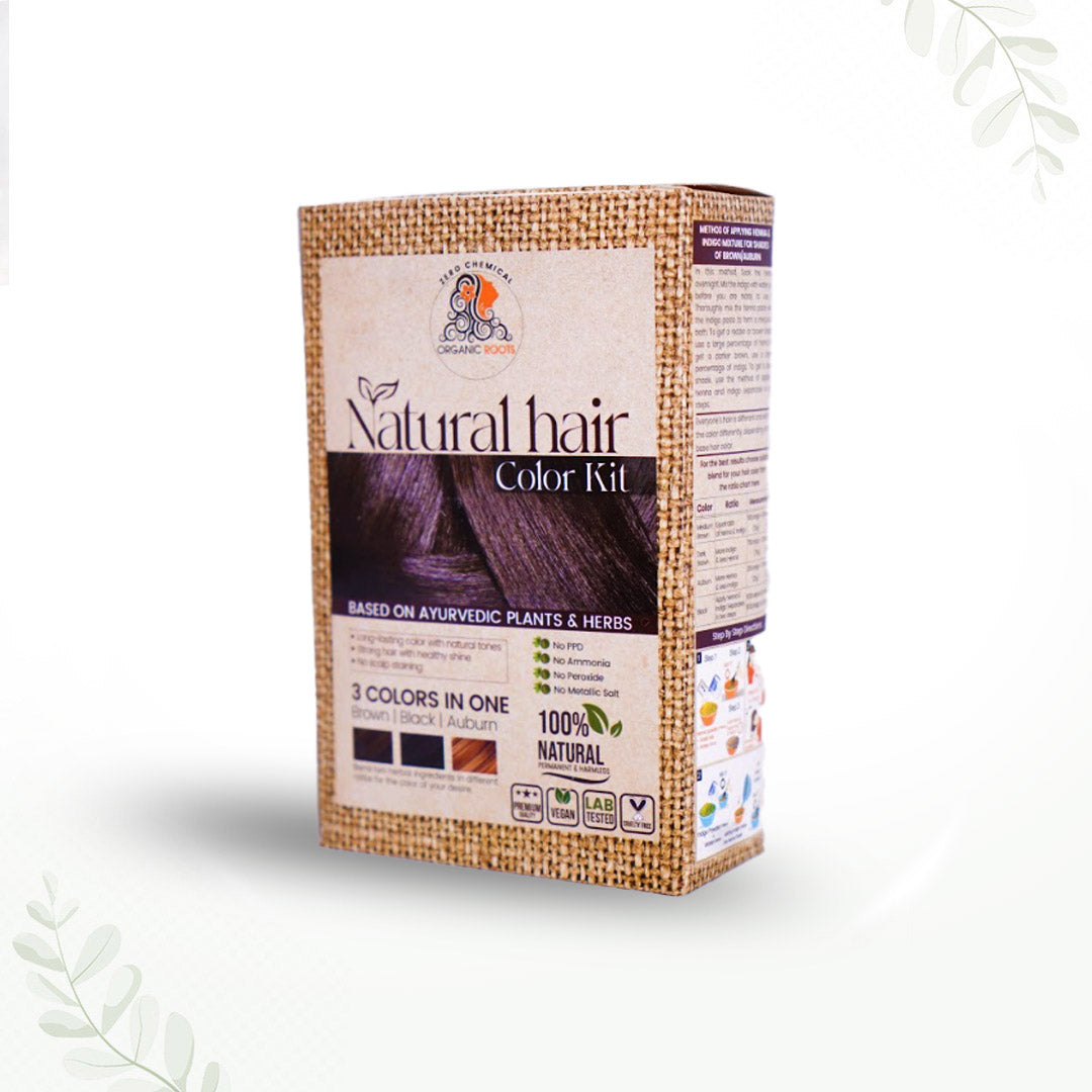 Natural Color Kit | Combo Kit (Indigo + Henna + Accessories)